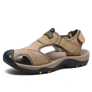 Outdoor <b>Sandals</b> <b>Men</b> <b>Closed</b> <b>Toe</b> Breathable Rubber Sole Casual Summer Hiking Shoes 7238 - Product Image 1