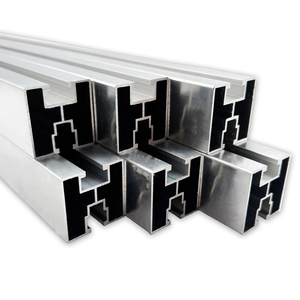 Rel <span class=keywords><strong>Aluminium</strong></span> Ekstrusi 40x40 untuk Pemasangan Panel Surya, Rel Penyangga untuk Sistem Pemasangan PV - Product Image 1