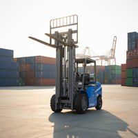 Forklift Truck Listrik Counterbalance Liftron Seri DL 3 Ton, Ban Solid, Penggerak Roda Depan, untuk Operasi di Medan Tidak Rata