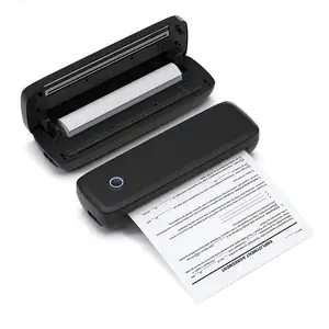 Impresora A4 portátil de fábrica inalámbrica para viaje Bt impresora térmica A4 para archivo de documentos de oficina móvil foto tatuaje Mini impresora