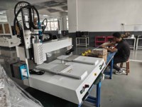 Machine de robot de distributeur de colle automatique AB à soupape de haute précision et 3/4 axes