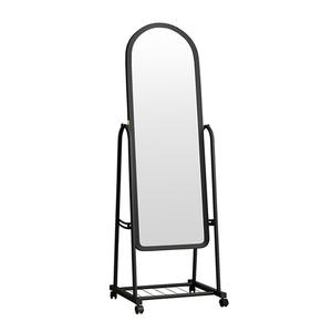 Miroir sur pied Lida pleine longueur, design minimaliste avec cadre métallique, pour chambre à coucher et dressing - Product Image 3
