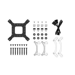 Nouveau refroidisseur d'eau Deepcool ARGB LE240 BK&WH V2, performances améliorées, tête de pompe givrée, excellent refroidissement du processeur d'entrée de gamme - Product Image 6