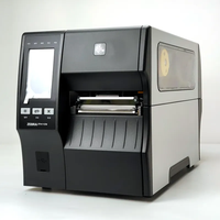 Zebra asli ZT411 300dpi termal industri Printer Transfer 4 inci Label industri Printer Barcode