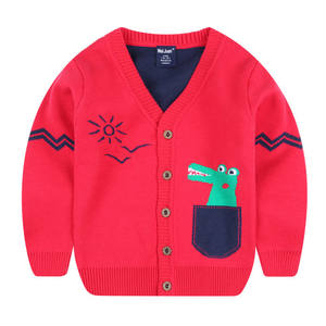Vêtements en gros pour garçons, grands enfants, cardigan en tricot, modèles de pulls pour enfants, produits importés de Chine - Product Image 3