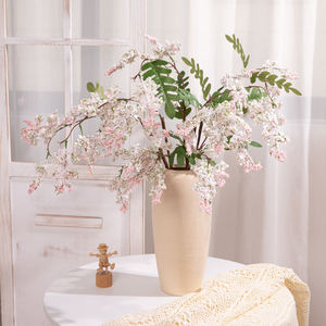 Estambres de árbol de pagoda morados al por mayor, flores artificiales para decoración de bodas, flor de sophora, decoración de ventanas - Product Image 2