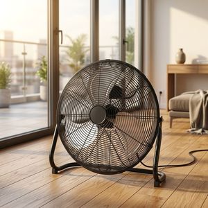 Electric Tower Air Cooling <b>Fan</b> <b>Metal</b> <b>Floor</b> 3-Speed AC Motor Mechanical Control Low Noise Strong Wind Commercial Garage Hotel - Product Image 4