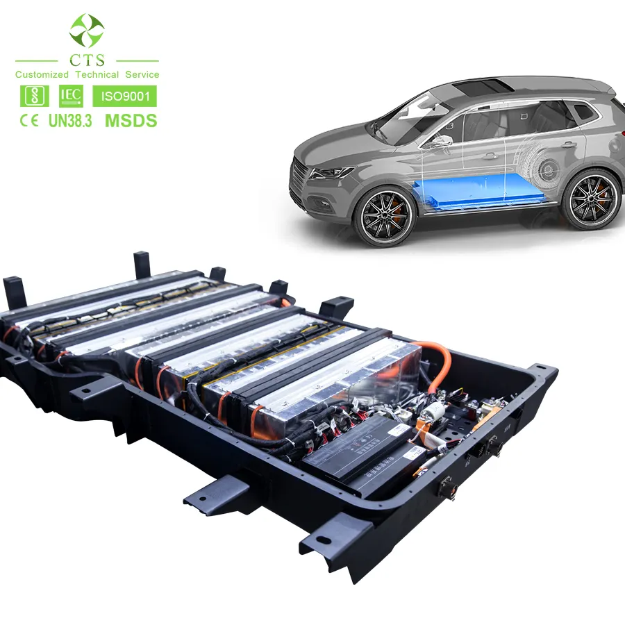CTS EV batterie 300v 350v 30kWh 40kWh 50kwh 70kwh ev voiture batterie électrique pour ev 150kw véhicule électrique