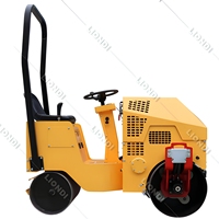 Vente directe usine – Compacteur routier autoporté 1 tonne, mini-rouleaux compresseurs d'asphalte avec moteur fiable pour la construction routière