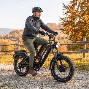 Bicicleta Eléctrica de Alta Gama, 48v 500w 750w, Gran Autonomía, Suspensión Completa, Todoterreno, Motor en la Rueda Trasera - Product Image 1