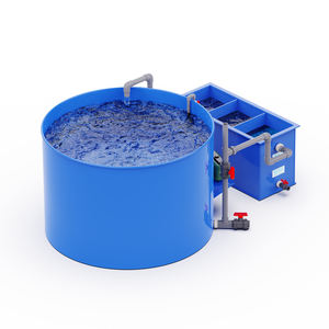 사각형 패턴 라운드 어항 양식 장비 PVC/PP 플라스틱 필터 장비 - Product Image 4