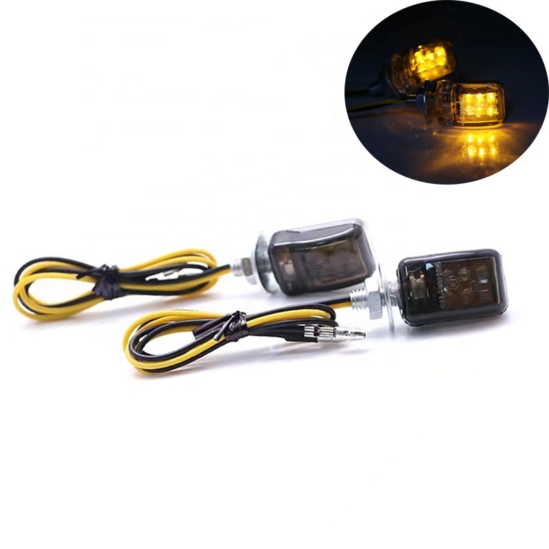 Brand New Style Motorbike Scooter Amber Winker Lamp Blinker Light Warning Indicator LED mini Turn Signal light for Motorcycle