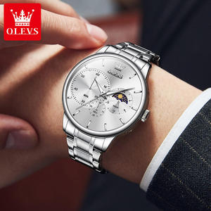 2936 Montre de sport multifonctionnelle chronographe à quartz pour homme, étanche, de luxe, avec logo personnalisé OEM, marque de luxe - Product Image 5