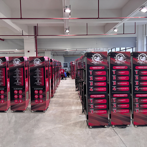 Mesin pembersih helm otomatis cerdas, mesin pembersih helm kompartemen ganda, disinfektan uap suhu tinggi, garansi 3 tahun LCD layar sentuh - Product Image 3