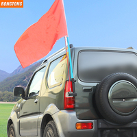 Accessoires extérieurs de haute qualité Support de mât de drapeau/antenne en fer pour Suzuki Jimny 2007-2017