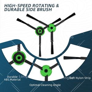 Apto para Irobots <span class=keywords><strong>Combo</strong></span> <span class=keywords><strong>J7</strong></span> +/ J9 + /10 Max rodillo giratorio principal Cepillo giratorio lateral filtro Hepa paño de mopa bolsa de polvo Robot aspirador - Product Image 3