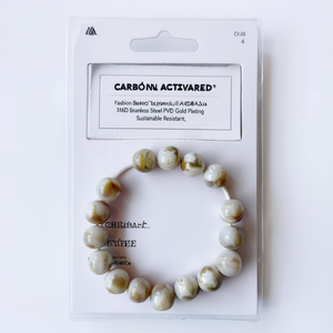 Fashion <b>Beaded</b> <b>Bracelets</b> 316L Stainless Steel PVD <b>Gold</b> Plating Sustainable Resistant - Product Image 2