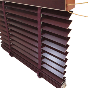 Tartan tableta amortiguador pulgadas blanco horizontal plantación real <span class=keywords><strong>cinta</strong></span> escalera ventian de persianas de madera - Product Image 3