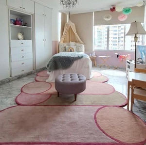 Alfombras Europeas de Lana y Seda Anudadas a Mano, Alfombra Bordada de Lujo de Gran Tamaño para el Hogar, Oficina, Adolescentes, Sala de Estar Moderna - Product Image 1