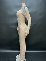 Novance Y2222-CA Meilleure Vente Produits 2023 Shinny Party Wear Sexy Rhinestone Lady Glitter Robe Tenue De Soirée Robe De Soirée