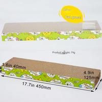 Griffe de chat vague-gris colour-IC-0024-S de base pas cher Simple planche à gratter carton ondulé chat grattoir