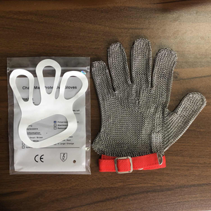 Găng tay lưới thép chống cắt, bán chạy tại nhà máy, chất liệu thép không gỉ 316 đạt chuẩn thực phẩm, bảo vệ tay, size S,M,L,XL - Product Image 4