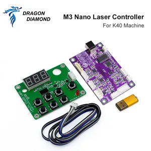 Lihuiyu m2 m3 nano controlador laser, painel de controle da placa principal com dongle para diy 3020 3040 k40 sistema de controle da máquina laser principal