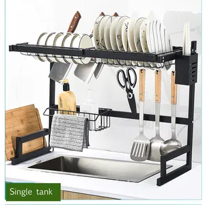 2 katlı 201 paslanmaz çelik çatal bıçak takımı bulaşık kurutma rafı mutfak malzemeleri için lavabo depolama sayacı mutfak düzenleyici