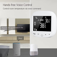Mejor nuevo Digital inteligente programable inalámbrico agua/calefacción eléctrica WiFi habitación termostato App Control con Sensor remoto