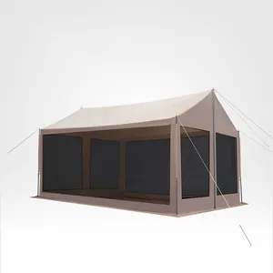 Виниловая качественная водонепроницаемая палатка с защитой от УФ-лучей для кемпинга, Брезентовая палатка, бестселлер, портативная складная палатка для глазков с стеной