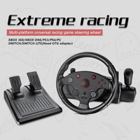 Volant de course pour voiture, volant de jeu anti-jaunissement pour Xbox, PS4, PS5, Switch