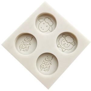 Moules à savon en Silicone Fondant, 6 pièces, modèle arabe pour la cuisson du Ramadan, mouton, biscuits au <span class=keywords><strong>chocolat</strong></span>, <span class=keywords><strong>Eid</strong></span> <span class=keywords><strong>Mubarak</strong></span>, décoration de gâteaux musulmans - Product Image 5
