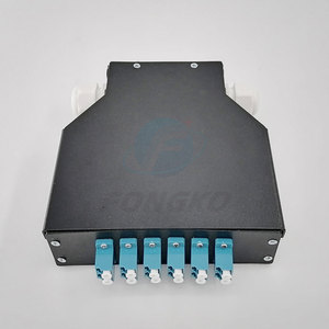 Ftth 6 Cổng <span class=keywords><strong>12</strong></span> Lõi Kim Loại Sợi Hộp Phân Phối Din Đường Sắt Vá Bảng Điều Chỉnh Sợi Quang Thiết Bị Đầu Cuối Hộp - Product Image 2