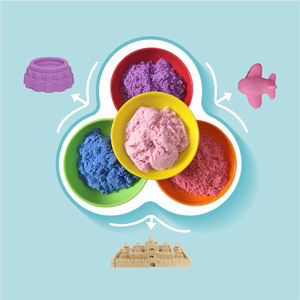 Fornitura di fabbrica magico fai da te giocattolo spaziale sabbia cinetica argilla morbida per bambini sabbia magica per la modellazione educativa giocattoli di sabbia - Product Image 2