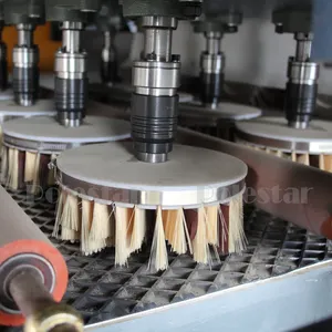 ماكينة تصنيع الخشب باستخدام الحاسوب البولندية التلقائي آلة تلميع الخشب 1000 مللي متر فرشاة خشبية ساندر
