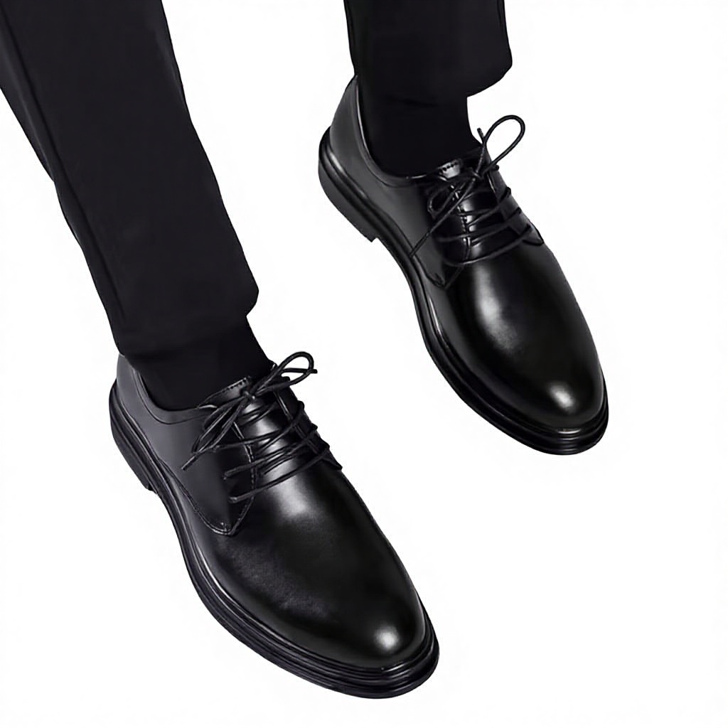 Light leather black velvet