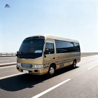 Autocar de tourisme commercial d'occasion Euro 3, diesel, de luxe, de taille moyenne, pour 16 à 30 places, pour le transport transfrontalier en Afrique et en Corée
