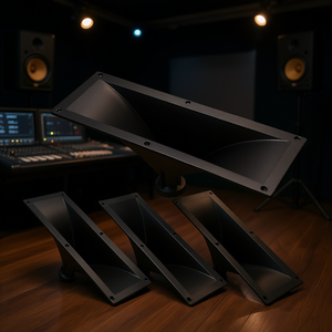 Juego de bocinas de agudos Hise de 3x7 pulgadas, 4 piezas, lente de garganta de alta resistencia para sistemas de sonido envolvente - Product Image 2