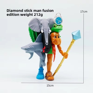 โมเดลกล้วยลิงแบบผสมผสานระหว่างภูเขาและแม่น้ำคลาสสิกมีหุ่นรูปร่างแบบใหม่ - Product Image 4