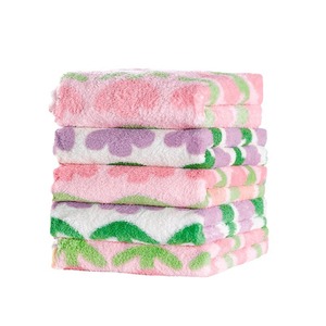 Kitchen Dishcloth Thickened Printed Coral Fleece Oil Removing Non Stick Lint Resistant Easy Clean Rectangle For Pots And Pans - Product Image 3
