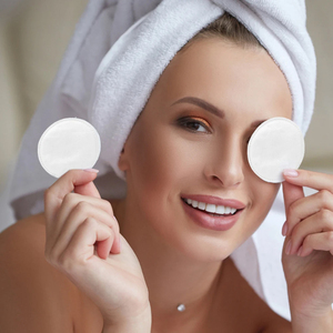 100 Almohadillas Redondas de Algodón para Maquillaje, Gruesas, Cosméticas, Suaves para el Cuidado de la Piel, Algodón Orgánico, Herramientas de Limpieza Facial - Product Image 4