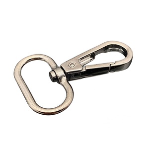 28-26mm Zinc Alloy Spring Hook Buckles, Pet Connection <strong>Clips</strong>, Climbing <strong>Carabiners</strong> - Leather Bag Accessories - Product Image 4