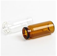 Flacons stériles RTU de 10 ml, qualité pharmaceutique, en verre borosilicate, flacons d'injection avec bouchon en caoutchouc