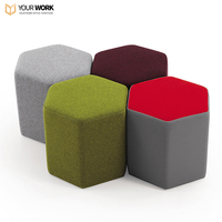 Meubles de bureau modernes de haute qualité, zone de réception publique, zone de loisirs, canapé bas en mousse moulée pour les loisirs