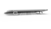 Accessoires d'ordinateur de poche Mini support Portable pliable métal adhésif Invisible PC support de support d'ordinateur Portable