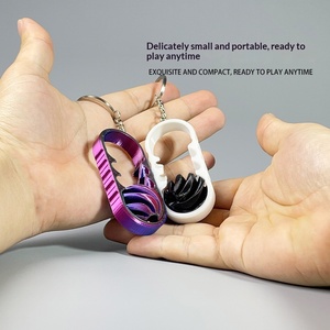 Jouets décoratifs en plastique imprimés en 3D, spirale musicale à décompression pour les doigts, structure tridimensionnelle - Product Image 3