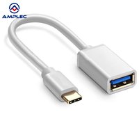 Adaptor USB C ke USB OTG, Kabel Adaptor Tipe C ke USB OTG, Kompatibel dengan iPhone 16/15 Pro Max, iPad Pro, MacBook Pro/Air