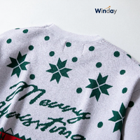 Pull de Noël pour homme WINDAY, logo personnalisé, faible MOQ, pull chaud pour homme, pull coréen pour homme, pulls pour homme en vente