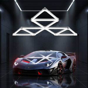 Luz LED RGB Hexagonal, Colorida, con Control de <span class=keywords><strong>Ritmo</strong></span>, Iluminación Ambiental de Fondo, IP20, Luz para <span class=keywords><strong>Garaje</strong></span> - Product Image 3