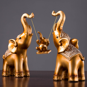 Creative <b>Elephant</b> Ornament Resin New Home Gift for Living Room Wine Cabinet Entrance TV Cabinet Home Room <b>Decoration</b> - Product Image 4